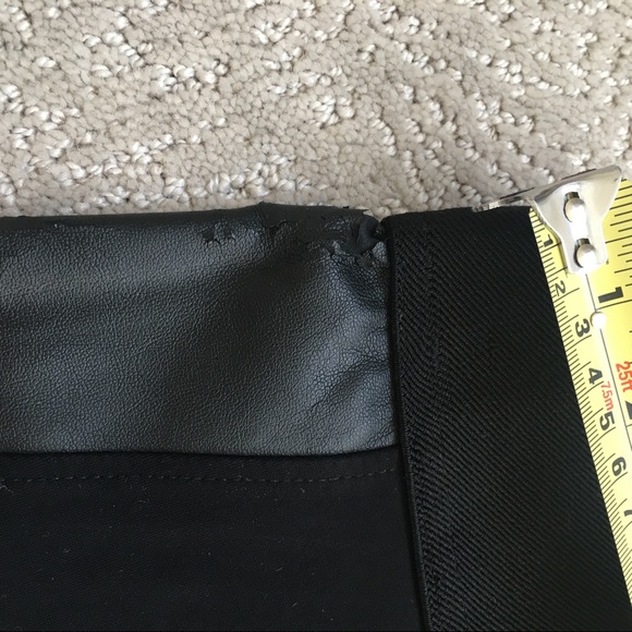 Soft leggings half leather - Picture 5 of 5